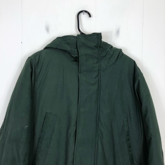 Gap Cold Control Max Modern Green Parka Jacket Sz M - Picture 3 of 13